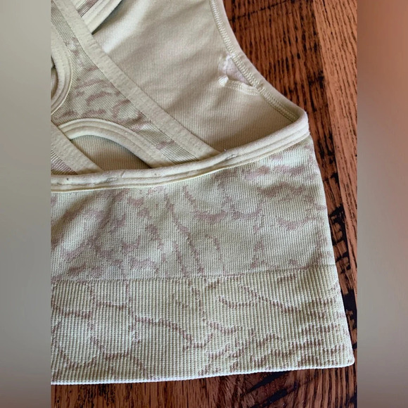 Gymshark lime green High Neck Racerback Sports Bra small - Picture 5 of 6